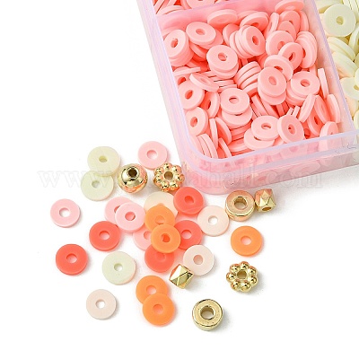 DIY Heishi бусины из полимерной глины набор для поиска ювелирных изделий DIY-FS0005-94C-1