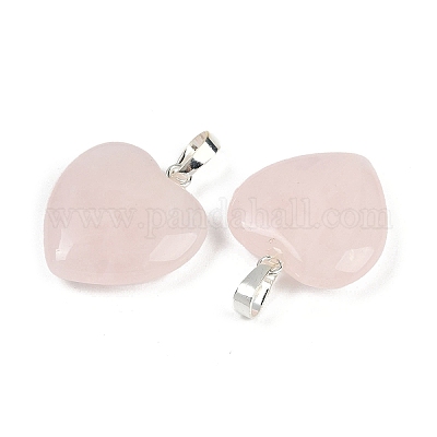 Природного розового кварца подвески G-G956-B05-S-1