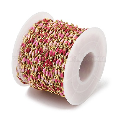 Цепи из латуни и эмали с ионным покрытием (IP) CHC-A008-01G-01-1