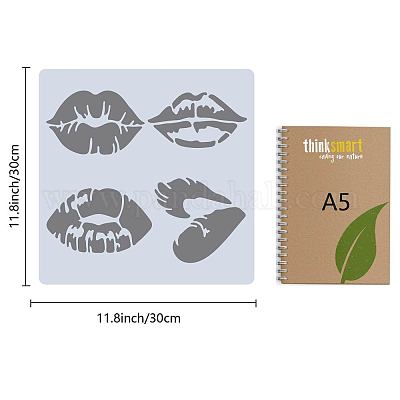 Шаблоны трафаретов для рисования из пластика для домашних животных DIY-WH0244-291-1