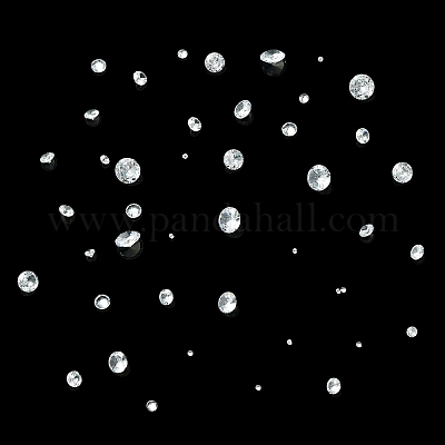 30 шт. 5 стиля кубических циркониевых кабошонов ZIRC-YW0001-14-1