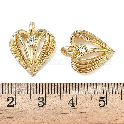 Подвески из сплава и страза FIND-L026-04G-1