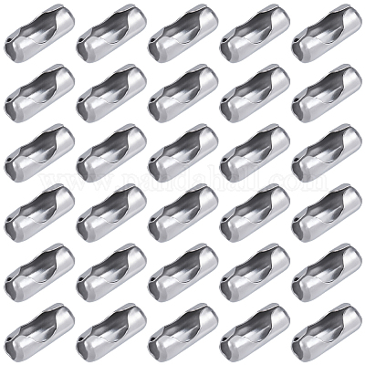 100 шт. шариковые цепные соединители из нержавеющей стали 304&nbsp;STAS-BBC0006-72-1