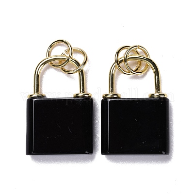 Природные подвески обсидиана G-P453-01G-J-RS-1