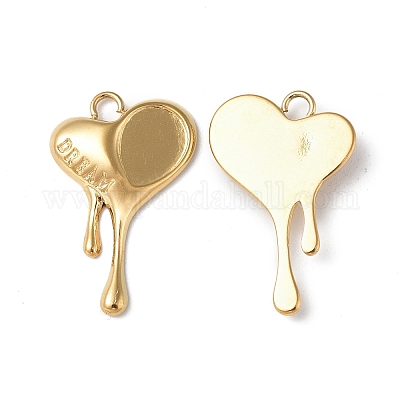 Ионное покрытие (ip) нержавеющая сталь 304 подвеска кабошон оправа STAS-C066-26G-1