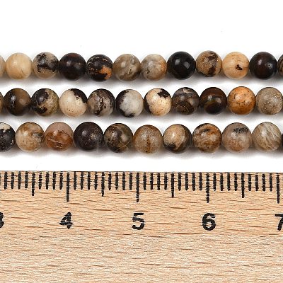 Природные зебры яшмы бисер нитей G-F792-C13-07-1