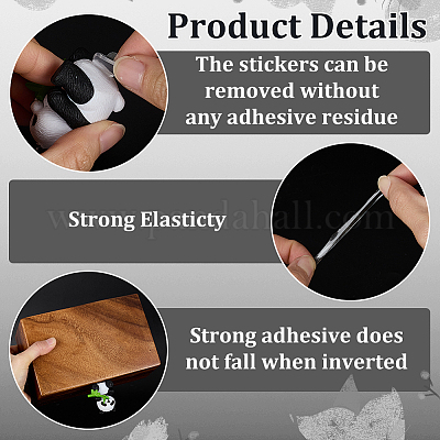 Трапециевидные акриловые двухсторонние наклейки DIY-WH0678-62B-1