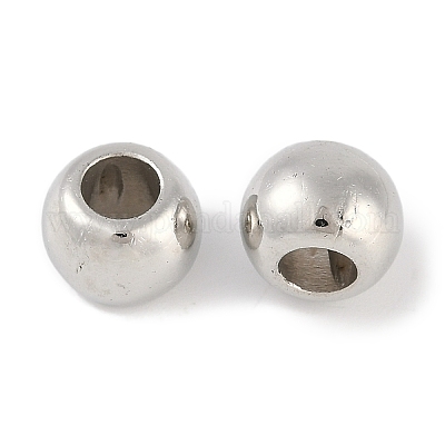 Пластиковые круглые бусины ccb ALUM-U001-07B-07-1