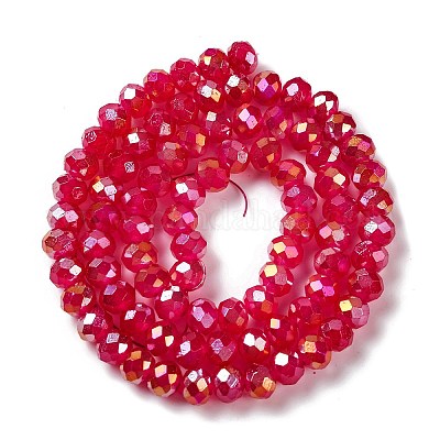 Запекание гальванических нитей стеклянных бусин X1-DGLA-A039-J10mm-B21-1