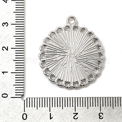 Сеттинги для кулона ( кабошона ) тибетского стиля TIBE-21668-P-RS-1