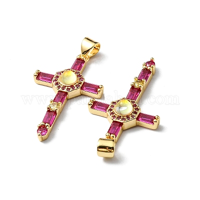 Стойки обшивки латунь микро проложить Циркон подвеску KK-P235-08G-02-1