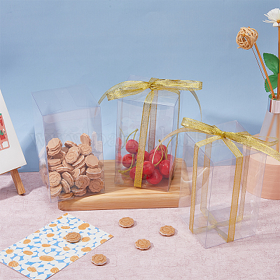 Прозрачная пластиковая ПВХ коробка подарочная упаковка CON-DC0001-11A-1