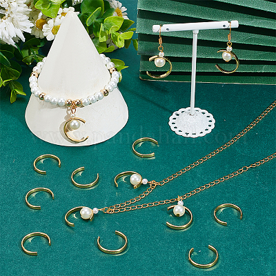 20 шт. латунная фурнитура для ушей KK-NB0003-44-1