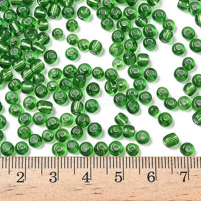 6/0 раунд серебряного подкладки круглого отверстия стекла бисер X-SEED-A005-4mm-27-1