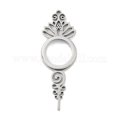 Подвески-медальоны из нержавеющей стали 304 STAS-S132-06P-01-1