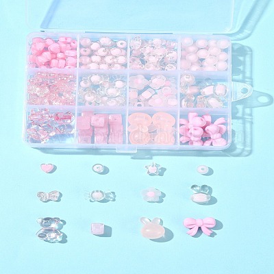 Наборы для находки акриловых бусин смешанной формы и смешанного стиля&nbsp;DIY-FS0007-09B-1