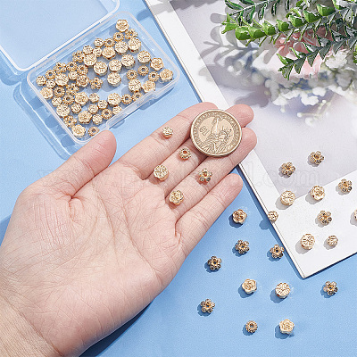 80 шт. 5-х стилевые бусины из сплава для покрытия стойки FIND-DC0001-47-1