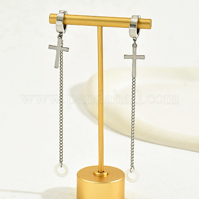 Беспроводные наушники bluetooth из нержавеющей стали с крючками для ушей спортивные клипсы JG8928-1