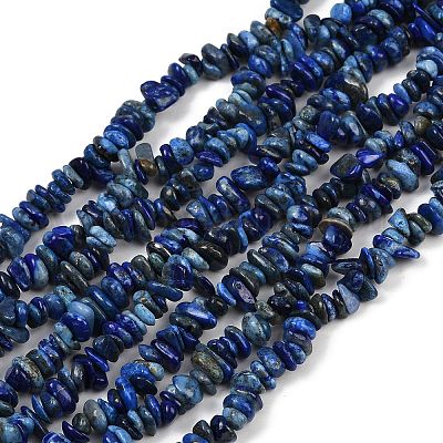 Нитки бусины из натурального ляписа-лазури G-Q060-C04-1