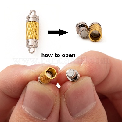 Латунные магнитные застежки с петлями MC040-1-1