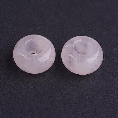 Природного розового кварца бусы G-K216-01J-1