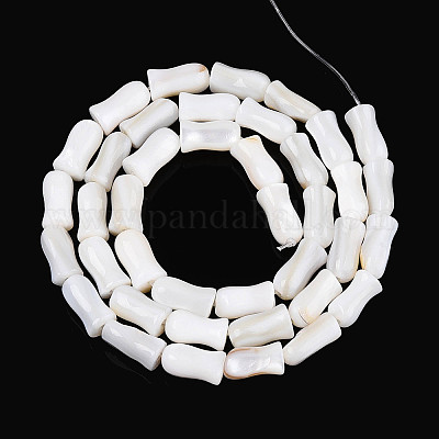 Нити бусин из натуральных пресноводных ракушек SHEL-N038-03-1