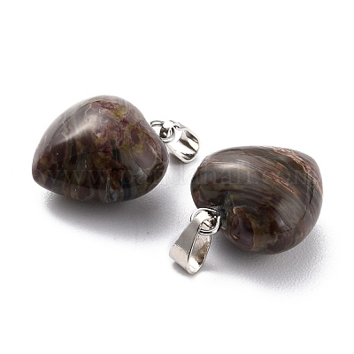 Подвески из натуральной риолитовой яшмы G-I311-A27-1