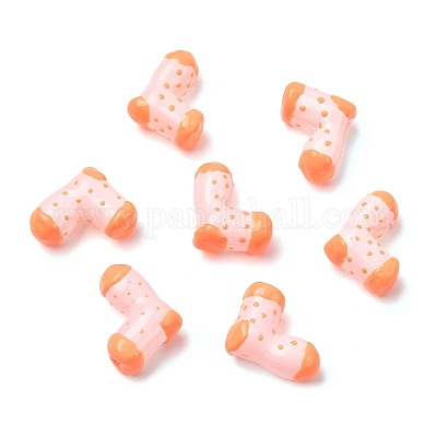 Стеклянные эмалевые бусины ручной работы GLAA-K070-04G-1