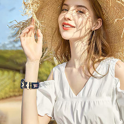 6 шт. 6 стиля цинковый сплав со стразами петли для часов аксессуары FIND-UN0003-38-1