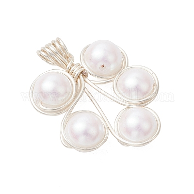 Подвески из искусственного жемчуга PALLOY-JF03519-01-1