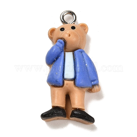 Подвески из непрозрачной смолы RESI-G097-01B-1