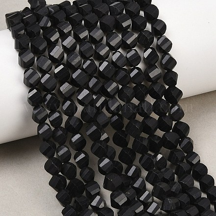 Бусы из натурального шунгита&nbsp;G-P611-C35-01-1