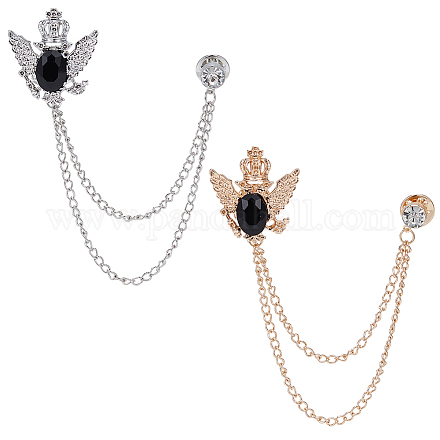 2 шт. 2 цвета мужская брошь из сплава на лацкан&nbsp;JEWB-SP0001-05-1