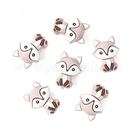 6 шт. Силиконовые бусины&nbsp;SIL-YW0002-15C-1