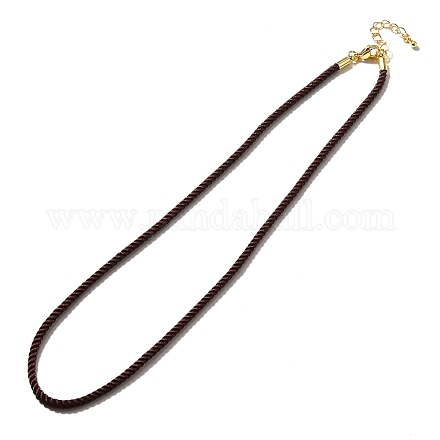 Изготовление ожерелья из нейлонового миланского шнура MAK-M028-01G-20-1