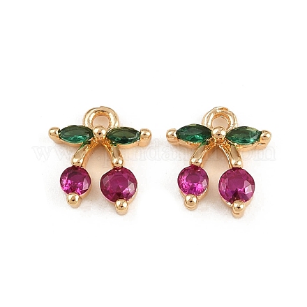 Латунные микро проложить кубического циркония подвески KK-C115-03E-04G-1