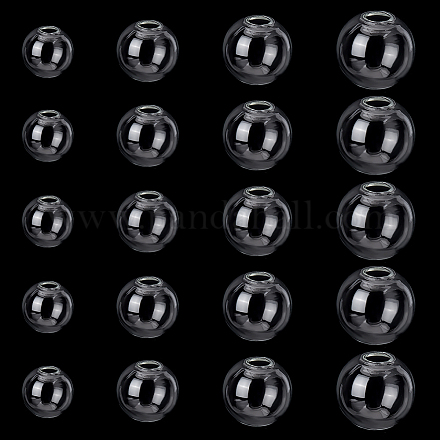 Круглые механизированные бутылки с выдувным стеклянным шаром BLOW-PH0001-10-1