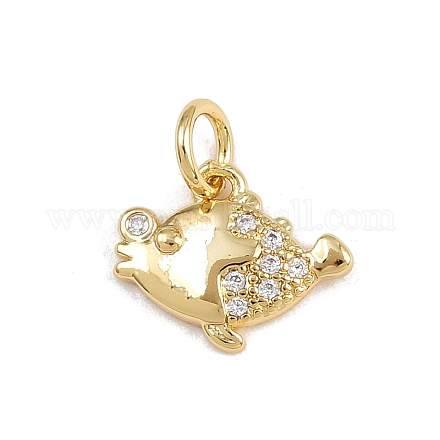 Латунные микро проложить кубического циркония подвески KK-A269-04A-G-1