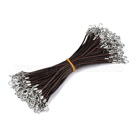 Корейская вощеной шнур браслет полиэстера делает YC-T004-02C-1