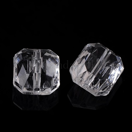 Прозрачные акриловые бусины&nbsp;TACR-524-01-1