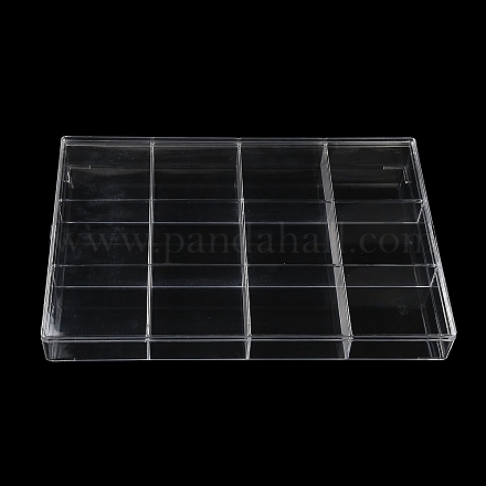 12 решетка из пластиковых контейнеров для бисера с крышкой CON-K002-03A-1