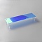 Laser Acrylic Jewelry Display Riser Stands, Rectangle, Colorful, 30x3x5cm