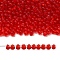 MIYUKI 3.4mm Drop Beads, Japanese Seed Beads, Transparent Colours, (DP140) Transparent Red Orange, 3.4x3mm, Hole: 0.65mm, about 900pcs/50g