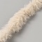 Polyester Plush Sticks, Pipe Cleaner, Chenille Stems, Floral White, 1000x27mm