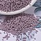 MIYUKI Delica Beads, Cylinder, Japanese Seed Beads, 11/0, (DB0875) Matte Opaque Mauve AB, 1.3x1.6mm, Hole: 0.8mm, about 100000pcs/500g