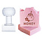 Clear Acrylic Soap Stamps with Big Handles, DIY Soap Molds Supplies, Honey Jar, 60x33x38mm, Pattern: 35x30mm
