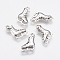 Alloy Pendants, Ice Skates, Antique Silver, 17x12x3mm, Hole: 1.5mm