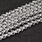Imitate Austrian Crystal Bicone Glass Beads Strands, Grade AA, Faceted, Clear, 6x6mm, Hole: 1mm, about 44~47pcs/strand, 24.5~25cm
