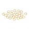 Iron Jump Rings, Metal Connectors for DIY Jewelry Crafting and Keychain Accessories, Golden, 12x1.5mm, Inner Diameter: 10mm, 25pcs/bag
