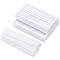Plastic Jewelry Boxes, Rectangle, White, 10x2.8x1.9cm